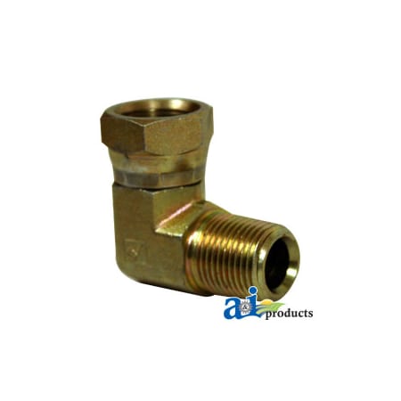 A & I Products 90 Degree Female NPT Swivel X Male NPT Adapter 3.75 x4 x2 A-43B20